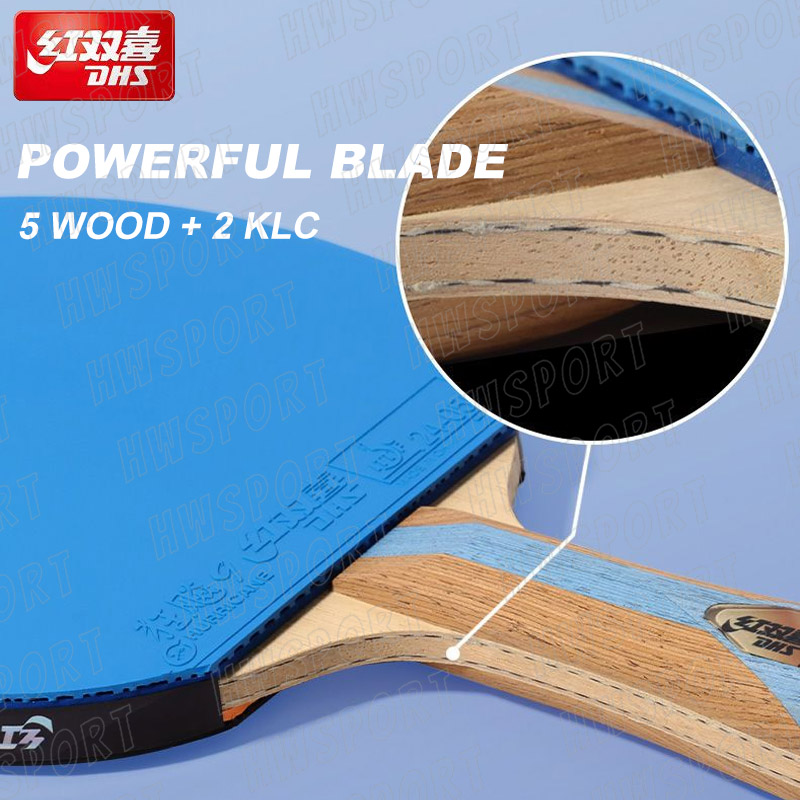 مضرب تنس طاولة DHS ، مجداف بين - مراجعة Table Tennis Forehand وسعره