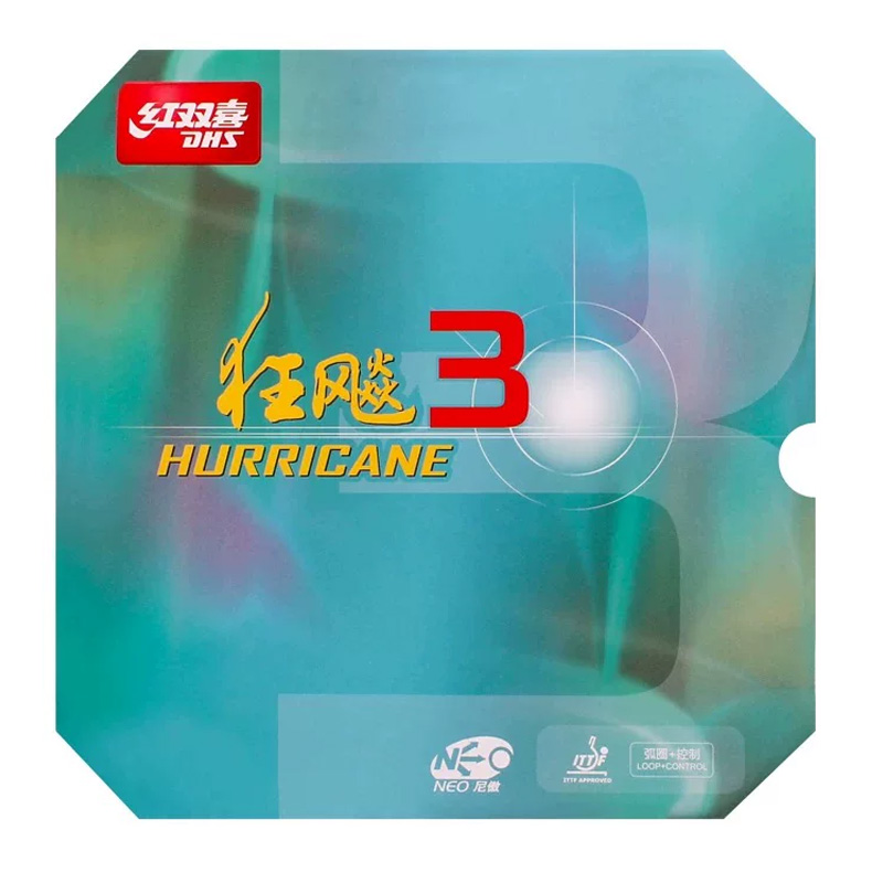 مطاط تنس الطاولة DHS Neo Hurri - مراجعة Table Tennis In Chinese وسعره