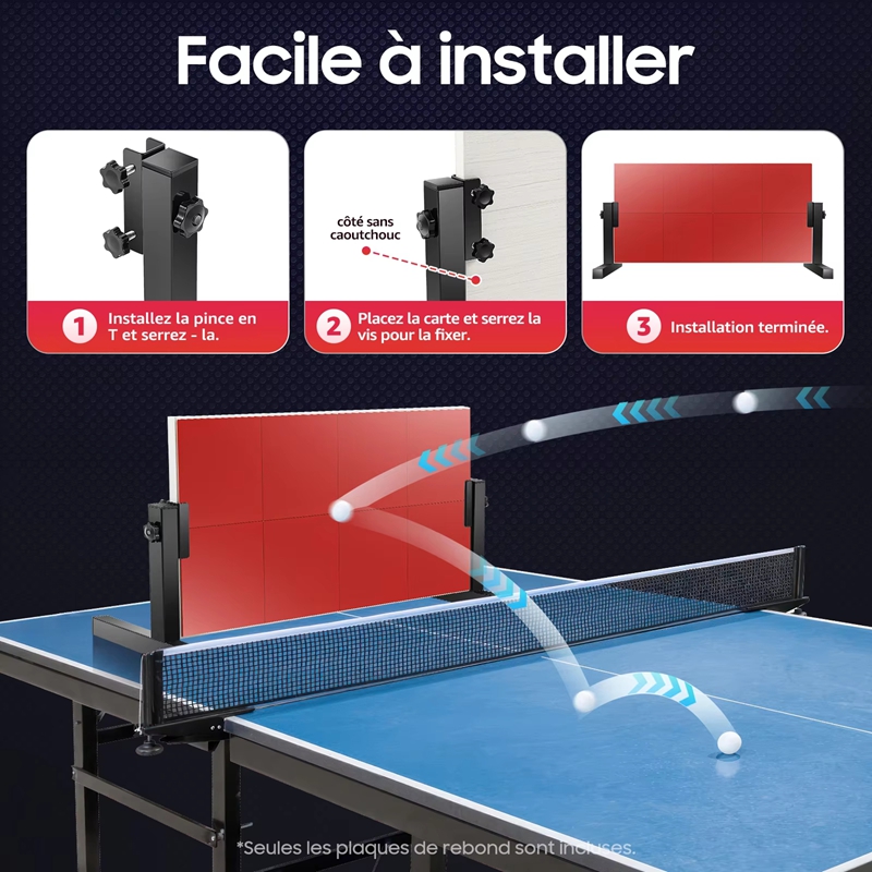 لوح ارتداد لتنس الطاولة للاستخ - مراجعة Table Tennis Gun وسعره